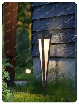  Газонная лампа Наружная водонепроницаемая садовая лампа Ландшафтный сад Подключаемая лампа для газона