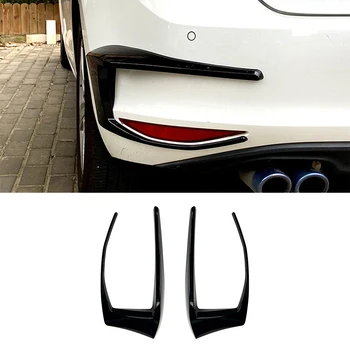 Глянцевый черный автомобильный задний бампер сплиттер боковой спойлер вентиляционные отверстия кузовные комплекты отделка для Volkswagen Golf 7 MK7 GTI R R400 2012-2015
