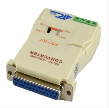 Горячая продажа 232-485/422 Двунаправленный преобразователь интерфейса Оптический изолирующий полоса Источник питания ATC-107