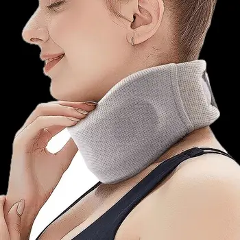 Губка Поддержка шеи PC Relief Боль в шее Пена Шейный воротник Сплошной цвет Регулируемый шейный бандаж для женщин