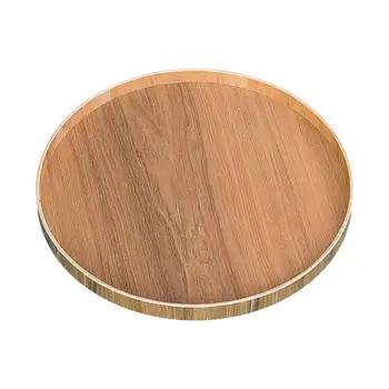 Деревянный сервировочный поднос Поднос для завтрака для стола Центральный элемент Ванная комната Кухня