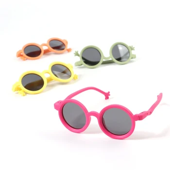 Детские милые солнцезащитные очки, силиконовые мягкие мультяшные солнцезащитные очки для защиты глаз Фотореквизит для вечеринок