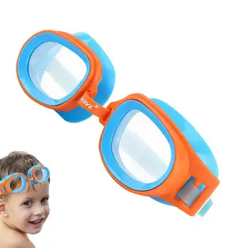 Детские очки для плавания с защитой от ультрафиолета Водонепроницаемые силиконовые очки для плавания в бассейне