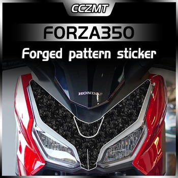 Для HONDA FORZA 350 Forza350 2023 кованые наклейки из углеродного волокна наклейки на защиту топливного бака декоративные аксессуары модификация