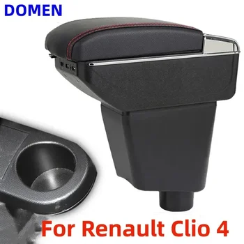 Для Renault Clio 4 Подлокотник Коробка для подлокотников Оригинальные специальные аксессуары для модификации центрального подлокотника Layer Dual USB