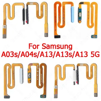 Для Samsung Galaxy A04s A13 5G A13s A03s Новый сканер отпечатков пальцев Датчик отпечатков пальцев Гибкий кабель Запасные части