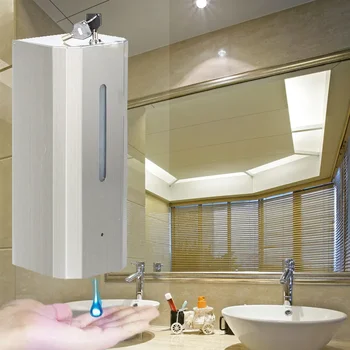 Дозатор мыла из нержавеющей стали, автоматический индукционный дозатор пенного геля для мыла на стене