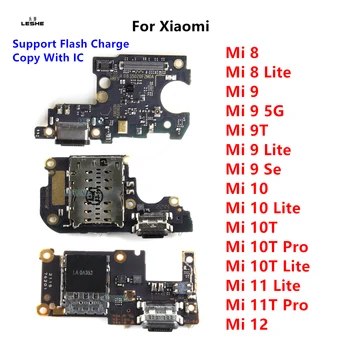 док-станция разъем USB зарядное устройство зарядное устройство порт гибкий кабель плата для Xiaomi Mi 10T 9T 10 11T Pro Mi10T Pro Mi 11 8 9 SE 12
