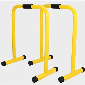 Желтый тренажерный зал горизонтальный тренажер для фитнеса в помещении тренировки тела отжимания параллельные брусья