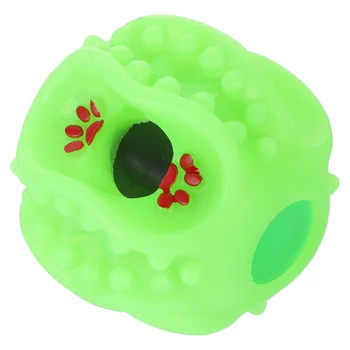 Игрушка для раздачи корма для собак Собака Медленное кормление Скрипучий мяч Протекающий мяч