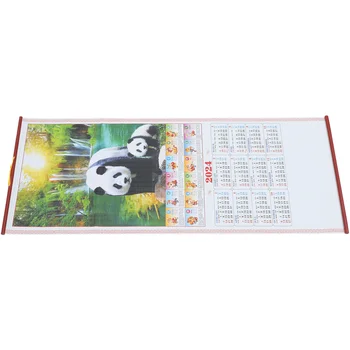 Календарь Ежемесячный настенный календарь Подвесной календарь в китайском стиле Год Дракона Подвесной календарь Украшение
