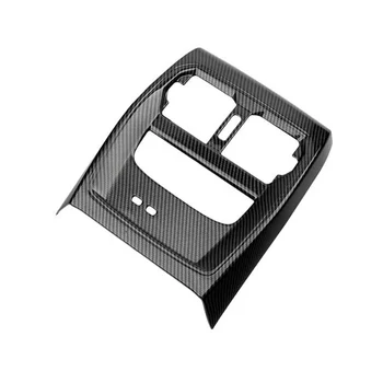 Карбоновое стекловолокно Задний вентиляционный выпускной рамы кондиционера Anti Kick Cover Trim для-BMW 3 серии 320Li G20 G28 2020-2022