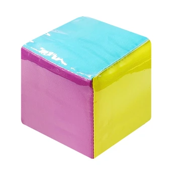 Карманные кубики DIY Образование Игра в кости Мягкие кубики для класса с прозрачным карманом Большие кубики для учителей Обучающие кубики