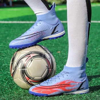  Качественная футбольная обувь Бутсы C.Ronaldo Прочные футбольные бутсы Легкие удобные кроссовки для мини-футбола Оптовая торговля Chuteira Society