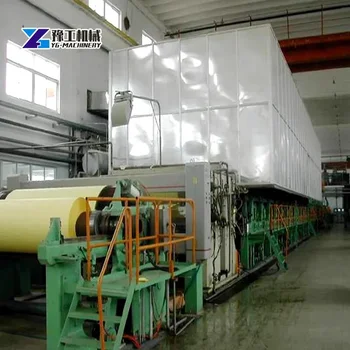 Китай Отличный производитель крафт-бумаги Фабрика по производству крафт-бумаги Продажа 1092-миллиметровой модели Машина для производства гофрированной бумаги Производственная линия