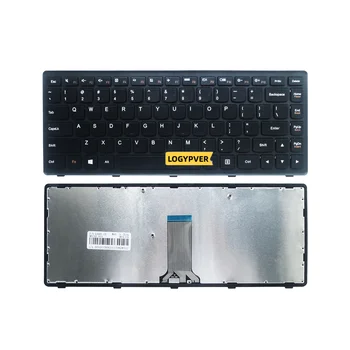 Клавиатура США для ноутбука Lenovo G400AT G400AT G400AS G400S G400AM G405S Z410 G400 S410P G410S N410 Ноутбук Английский Черный Серебристый