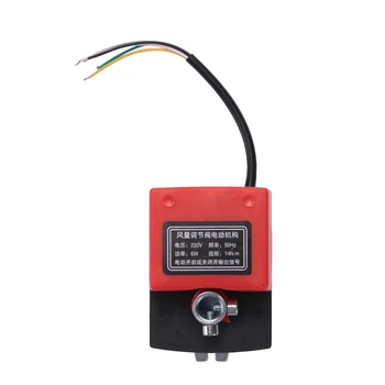  Клапан затухания воздуха Ac220V Электрический привод заслонки для вентиляционных клапанов с обратной связью по сигналу