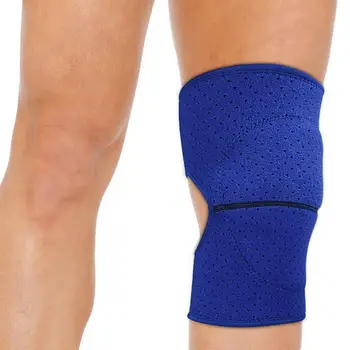 Коленные бандажи для спорта Стабильность коленной чашечки Профессиональные дышащие регулируемые наколенники от боли в суставах для футбола