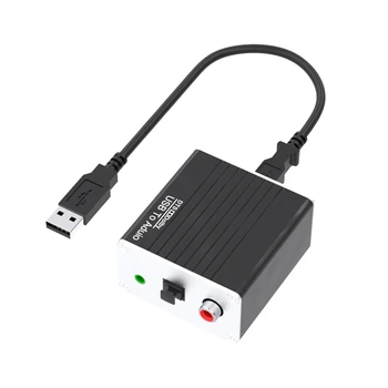 Конвертер USB в аудио Звуковая карта ПК для PS5 на 3,5 мм Динамик AUX Конвертер Волокно Коаксиальный DTS Dolby 5.1 Исходный код
