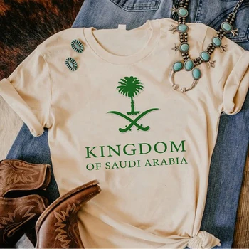 Королевство Саудовская Аравия футболка женская харадзюку Y2K манга футболки женская одежда харадзюку