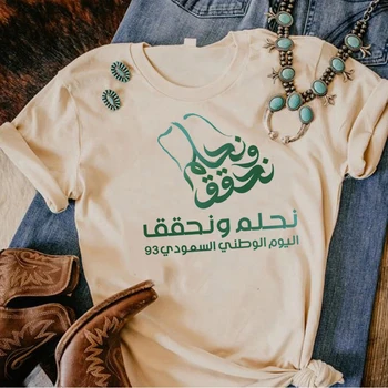 Королевство Саудовская Аравия футболка женская харадзюку Y2K манга футболки женская одежда харадзюку Королевство Саудовская Аравия футболка женская харадзюку Y2K манга футболки женская одежда харадзюку 1