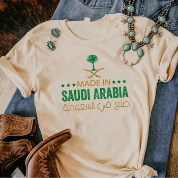 Королевство Саудовская Аравия футболка женская харадзюку Y2K манга футболки женская одежда харадзюку Королевство Саудовская Аравия футболка женская харадзюку Y2K манга футболки женская одежда харадзюку 2