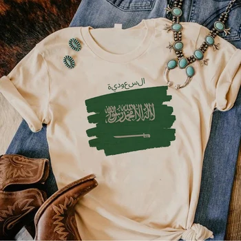 Королевство Саудовская Аравия футболка женская харадзюку Y2K манга футболки женская одежда харадзюку Королевство Саудовская Аравия футболка женская харадзюку Y2K манга футболки женская одежда харадзюку 3