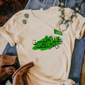 Королевство Саудовская Аравия футболка женская харадзюку Y2K манга футболки женская одежда харадзюку Королевство Саудовская Аравия футболка женская харадзюку Y2K манга футболки женская одежда харадзюку 4