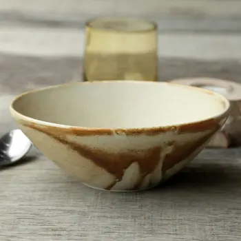 Креативная большая японская миска лапши ламиан Персонализированная домашняя посуда Фруктовая салатница