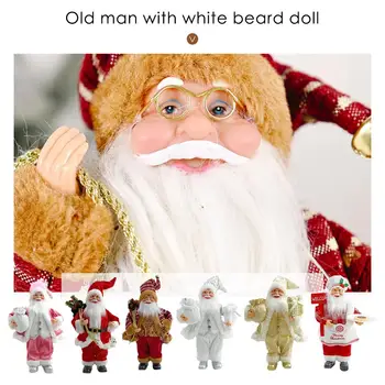 Кукла Санта-Клауса Счастливого Рождества 2023 Для дома Рождественские украшения Navidad Natal Рождественские подарки С Новым 2024 годом M6W4
