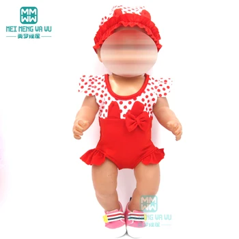 Кукольная одежда 15 Стиль детские купальники Бикини, балетная юбка для новорожденной 43см куклы и американской куклы