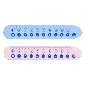 Линейка для сопоставления чисел для домашней школы Игрушка для сопоставления чисел Цифровая линейка разложения Аддитивная линейка для разложения слайдов D5QC