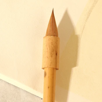 Маленькая обычная кисть для каллиграфии Традиционная ласковая щетка для волос Ван Сичжи Бегущая рукописная ручка для письма Tinta Китай