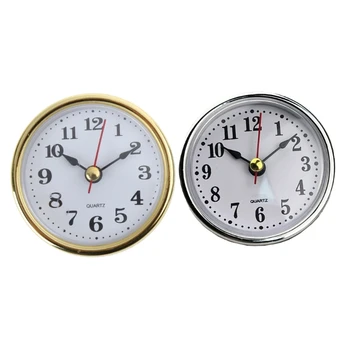  Мини Часы Вставка 2-1 / 2 дюйма 65 мм Круглые часы Арабские цифры