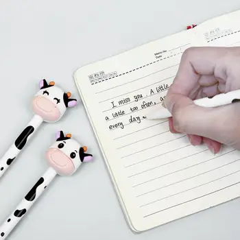 многоразовые молочные коровы в форме мультяшной гладкой письменности клик-роллеры ручки классные вещи
