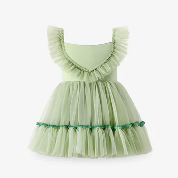 Модные платья Платье для девочек Платье для новорожденных Baby Lace Princess Платье для девочек Платье на день рождения 2023 НОВОЕ платье для вечеринки