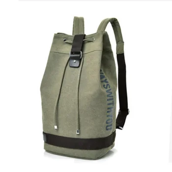 Модный повседневный парусиновый спортивный рюкзак-ведро сумка компьютерный рюкзак мужской дорожный рюкзак женская школьная сумка