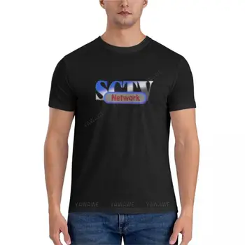 мужская футболка с логотипом SCTV футболка Essential толстовка смешная футболка мужская тренировочная рубашка летняя мужская футболка