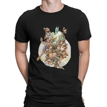 Мужская футболка Фэнтези Кристалл Забавные хлопковые футболки С коротким рукавом Dragon Quest Dragonlord Hero Game Футболка с круглым вырезом Лето