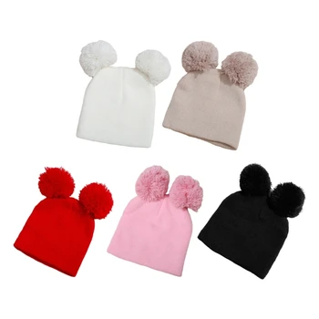 Мягкие детские шапки Шапочки для новорожденных Детские шапочки для младенцев Шапочка для волос Зимняя шапка