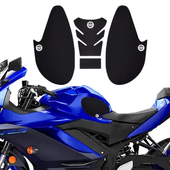  Накладки на бак мотоцикла Ручки Протектор Наклейки Наклейка Колено Боковая топливная тяговая накладка для YAMAHA YZF R3 2019-2022