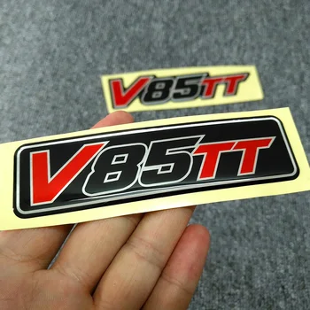  Наклейки на бак мотоцикла V85TT для Moto Guzzi V85 TT Защитная наклейка Багаж Алюминиевый чехол Протектор V 85 Эмблема