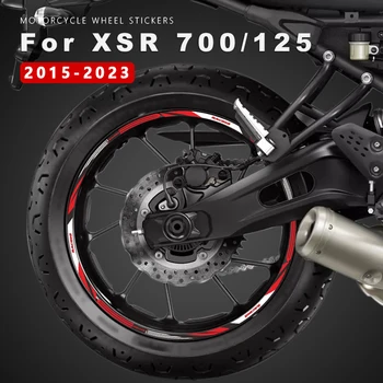 Наклейки на колеса мотоцикла водонепроницаемые для аксессуаров Yamaha XSR 700 2022 XSR700 XSR 125 XSR125 2015-2023 2021 Наклейка на обод