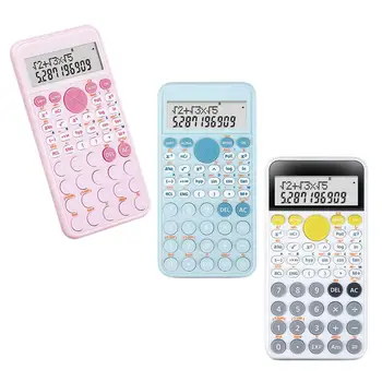 настольный калькулятор 10-значные научные калькуляторы синий белый для студентов средней школы или колледжа Маленькие карманные калькуляторы для
