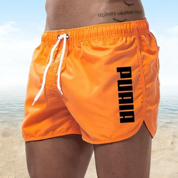  Новые горячие летние плавки для плавания Спортивные шорты для тренажерного зала Мужские пляжные шорты Роскошная пляжная одежда Быстросохнущие мужские трусы Siwmwear Board