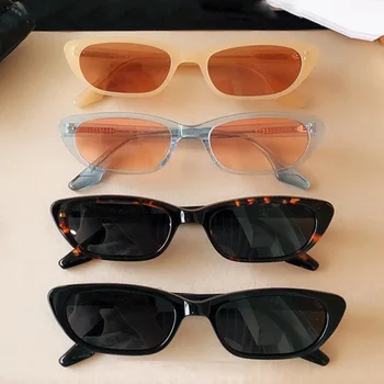 Новые сексуальные солнцезащитные очки кошачий глаз с треугольным треугольником, ретро женские очки, солнцезащитные очки UV400, поляризованные UV400, трендовые модные женские очки