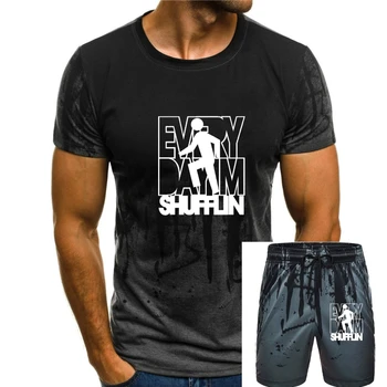 Новый модный мужской набор футболок и шорт с принтом логотипа, настраиваемый летний спортивный наряд, прохлада каждый день, печать букв Shufflin