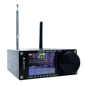 Новый полнодиапазонный радиоприемник Ats25max RDS Function Decoder Si4732 с DSP-приемником со сканированием спектра