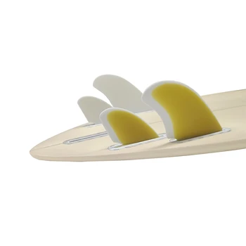 Одиночные вкладки Четыре ласты UPSURF FUTURE RM Стекловолокно Производительность 4 Набор ласт Желтая доска для серфинга Ласты Двойной киль + двойной задний плавник