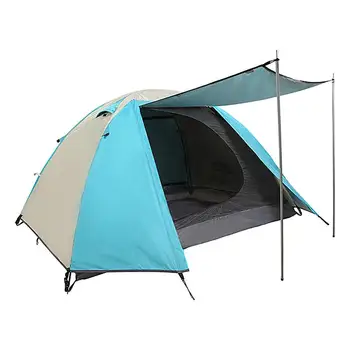  Палатка для кемпинга Портативная ветрозащитная палатка для рюкзака для 2 человек Простая установка Палатка на заднем дворе Палатка от солнца Палатка для кемпинга Пикник Пешие прогулки